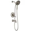 Delta Linden Monitor 17 Series Dual Function Pressure Balanced Tub and Shower with In2ition and Integrated Volume Control - Less Rough-In Valve