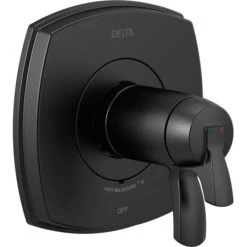 Delta Stryke TempAssure 17T Series Dual Function Thermostatic Mixing Valve Trim Only with Integrated Volume Control - Less Rough-In Valve