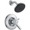 Delta Lahara Tempassure 17T Series Dual Function Thermostatic Shower Only with Integrated Volume Control - Less Rough-In Valve