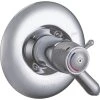 Delta Commercial TempAssure 17T Series Dual Function Thermostatic Shower Trim Package with Integrated Volume Control - Less Rough-In Valve