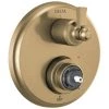 Delta Dorval 14 Series Pressure Balanced Valve Trim with Integrated 3 Function Diverter for Two Shower Applications - Less Rough-In and Handles