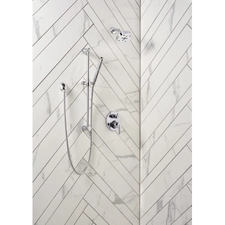Delta Trinsic 14 Series Pressure Balanced Valve Trim with Integrated 3 Function Diverter for Two Shower Applications - Less Rough-In 2 Delta Trinsic 14 Series Pressure Balanced Valve Trim with Integrated 3 Function Diverter for Two Shower Applications - Less Rough-In - Image 2