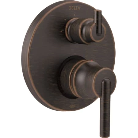 Delta Trinsic 14 Series Pressure Balanced Valve Trim with Integrated 3 Function Diverter for Two Shower Applications - Less Rough-In 1 Delta Trinsic 14 Series Pressure Balanced Valve Trim with Integrated 3 Function Diverter for Two Shower Applications - Less Rough-In