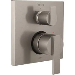 Delta Ara 14 Series Pressure Balanced Valve Trim with Integrated 3 Function Diverter for Two Shower Applications - Less Rough-In