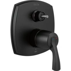 Delta Stryke 14 Series Pressure Balanced Valve Trim with Integrated 3 Function Diverter for Two Shower Applications - Less Rough-In and Handles