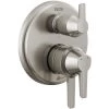Delta Galeon 17 Series Pressure Balanced Valve Trim with Integrated Volume Control and 6 Function Diverter for Three Shower Applications - Less Rough-In
