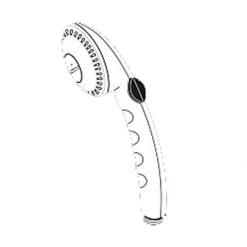 Delta 2.0 GPM Single Function Hand Shower Assembly - Limited Lifetime Warranty