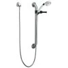 Delta 2.5 GPM Commercial Single Function Hand Shower with Grab Bar, Hose, and Wall Supply - Limited Lifetime Warranty
