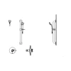 Delta Commercial TempAssure 17T Series Dual Function Thermostatic Shower Trim Package with Handshower and Integrated Volume Control - Less Rough-In Valve