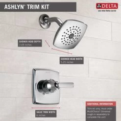 Delta Ashlyn Monitor 14 Series Single Function Pressure Balanced Shower Only - Less Rough-In Valve -Delta Faucet Store t14264 03