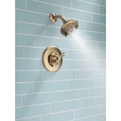 Delta Linden Monitor 14 Series Single Function Pressure Balanced Shower Only - Less Rough-In Valve -Delta Faucet Store t14294 cz water 01 web