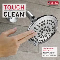 Delta Linden Monitor 14 Series Single Function Pressure Balanced Tub and Shower - Less Rough-In Valve -Delta Faucet Store t14494 touchcleanshowers infographic web