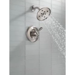 Delta Linden Monitor 17 Series Dual Function Pressure Balanced Valve Trim Only with Integrated Volume Control - Less Rough-In Valve -Delta Faucet Store t17094 ss 04