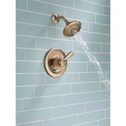 Delta Lahara Monitor 17 Series Dual Function Pressure Balanced Shower Only with Integrated Volume Control - Less Rough-In Valve -Delta Faucet Store t17238 cz 03