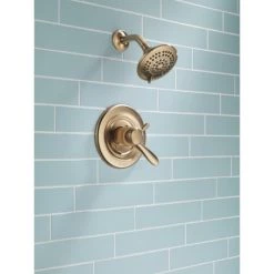 Delta Lahara Monitor 17 Series Dual Function Pressure Balanced Shower Only with Integrated Volume Control - Less Rough-In Valve -Delta Faucet Store t17238 cz web